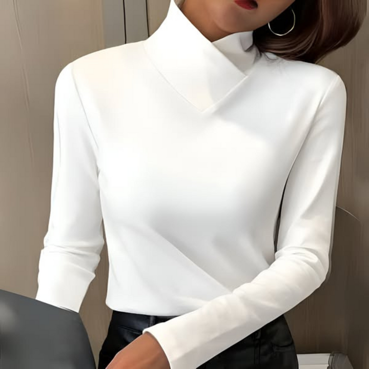 LIVIA | ASYMMETRIC TURTLENECK JUMPER