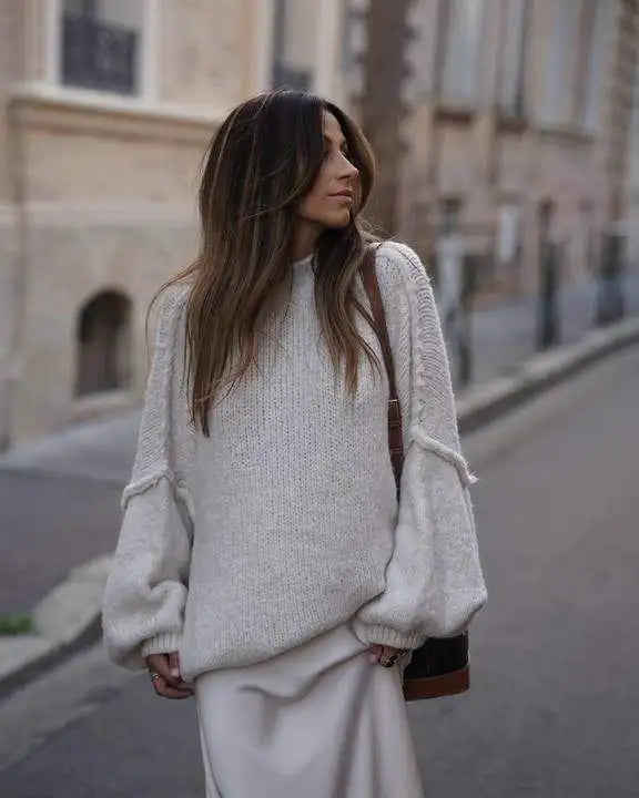 ANNIE | FLUFFY OVERSIZED SWEATER