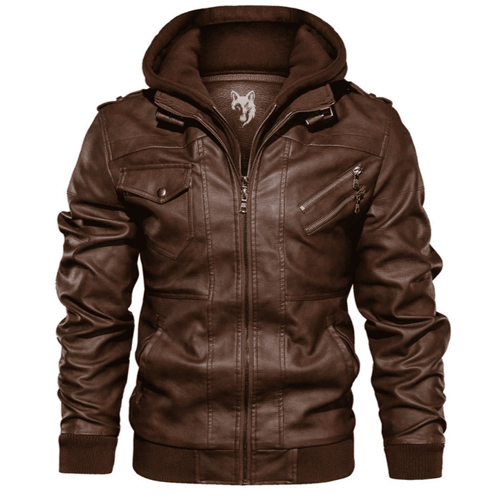 MAX | CLASSIC LEATHER BOMBER JACKET