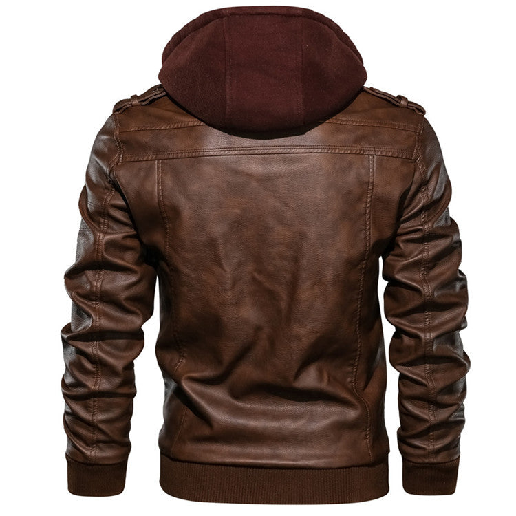 MAX | CLASSIC LEATHER BOMBER JACKET