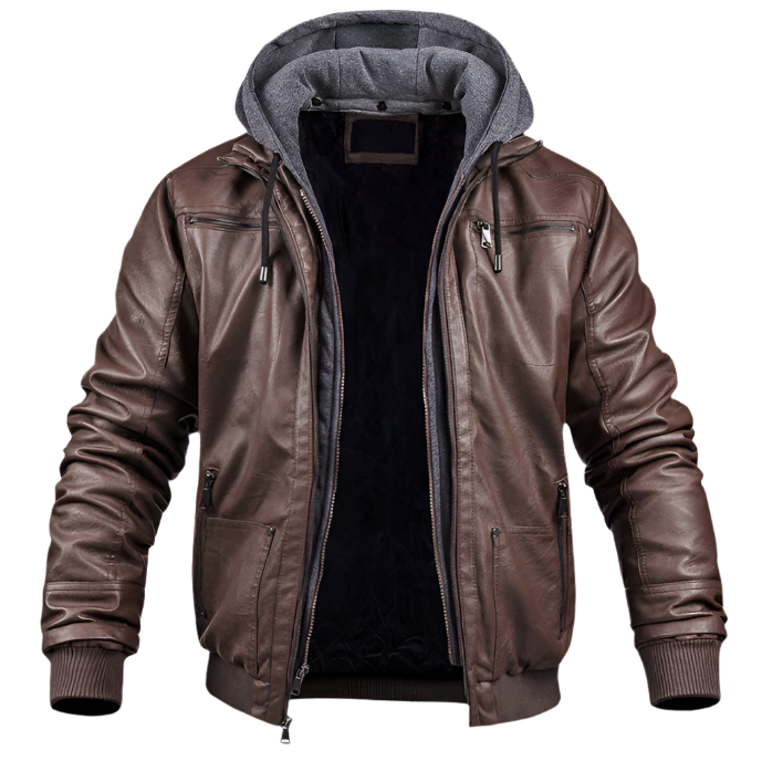 DAMON | LEATHER WINTER JACKET