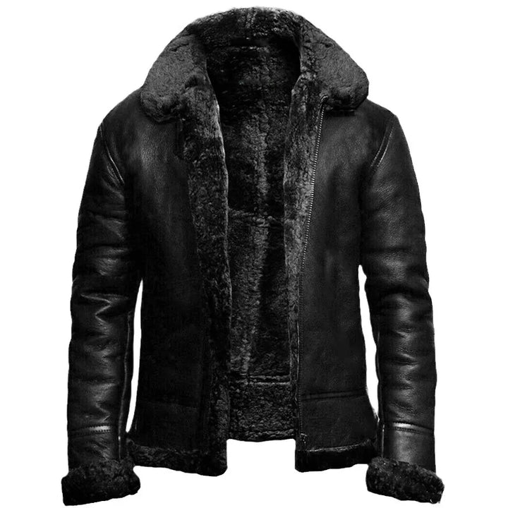 MAX | CLASSIC WINTER LEATHER JACKET