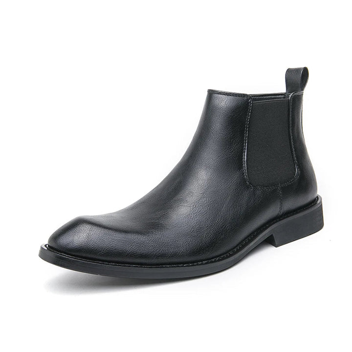 JAMES | ZIP-UP LEATHER CHELSEA BOOTS