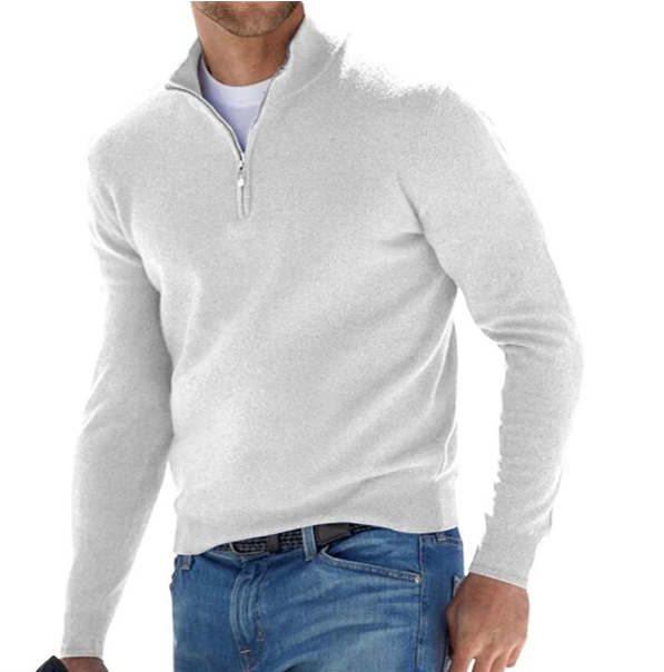 SELWIN | HALF-ZIP SWEATER