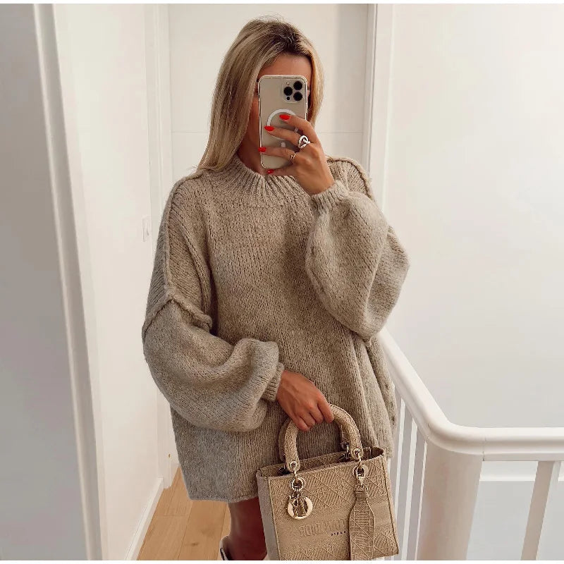 ANNIE | FLUFFY OVERSIZED SWEATER