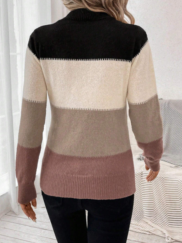 RIA | CONTRAST KNIT JUMPER