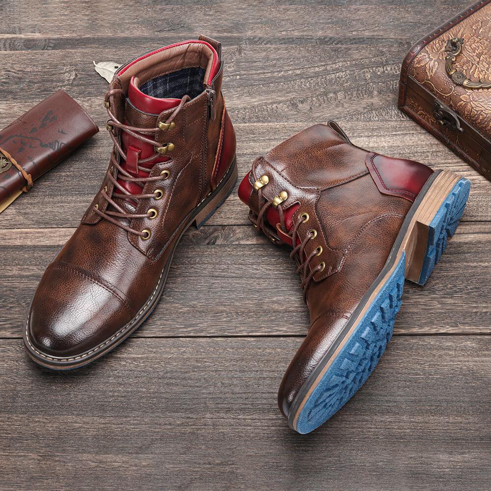 ETHAN | HANDCRAFTED LEATHER OXFORD BOOTS